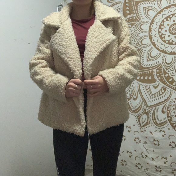 Teddy Bear Sherpa Coat - Picture 3 of 5